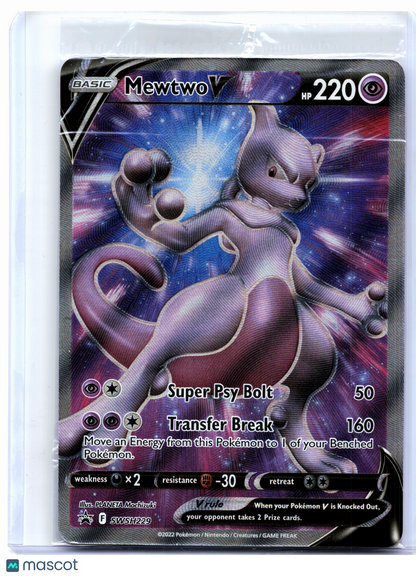 2022 Pokemon—Mewtwo V #SWSH229 Sword & Shield Promos—Black Star Promo [Sealed]