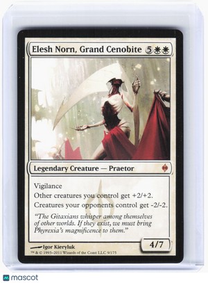 2011 Magic: TG—Elesh Norn, Grand Cenobite #9 New Phyrexia—Mythic Nonfoil