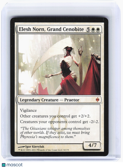 2011 Magic: TG—Elesh Norn, Grand Cenobite #9 New Phyrexia—Mythic Nonfoil