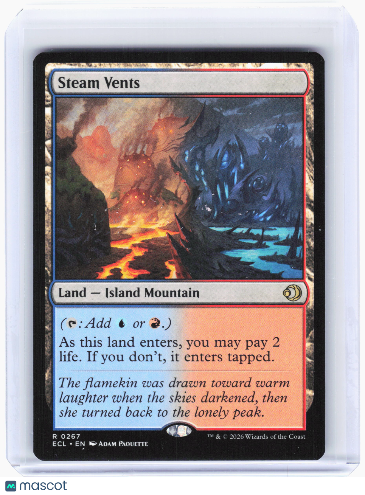 2026 Magic: The Gathering—Steam Vents #267 Lorwyn Eclipsed—Rare Nonfoil
