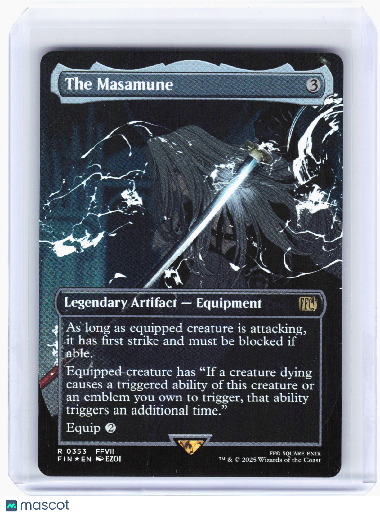 2025 Magic: The Gathering—The Masamune (Borderless) #353 FINAL FANTASY—Rare Foil