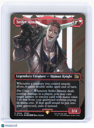 2025 Magic: TG—Seifer Almasy (Borderless) #534 FINAL FANTASY—Rare Surge Foil