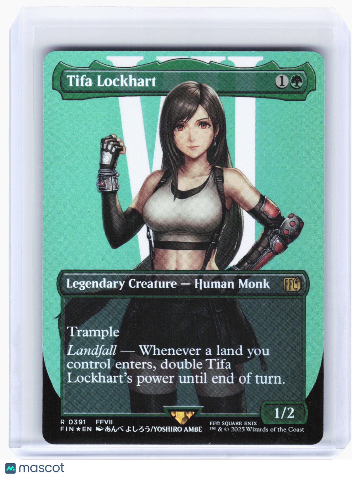 2025 Magic: TG—Tifa Lockhart (Borderless) #391 FINAL FANTASY—Rare Foil