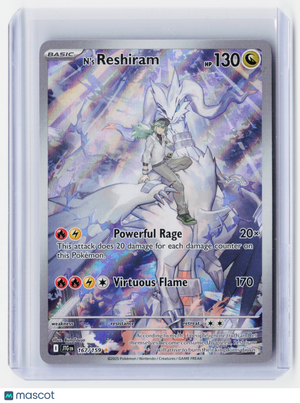 2025 Pokemon—N's Reshiram #167/159 Journey Together—Illustration Rare Foil