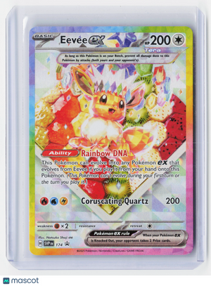 2025 Pokemon—Eevee ex #174 Scarlet & Violet Promos—Black Star Promo Holo