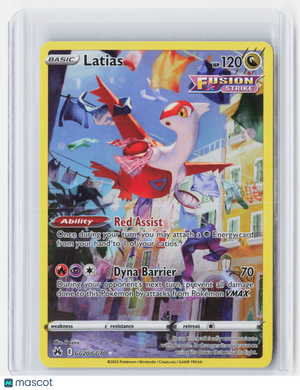 2023 Pokemon—Latias #GG20/GG70 Crown Zenith—Illustration Rare Holo