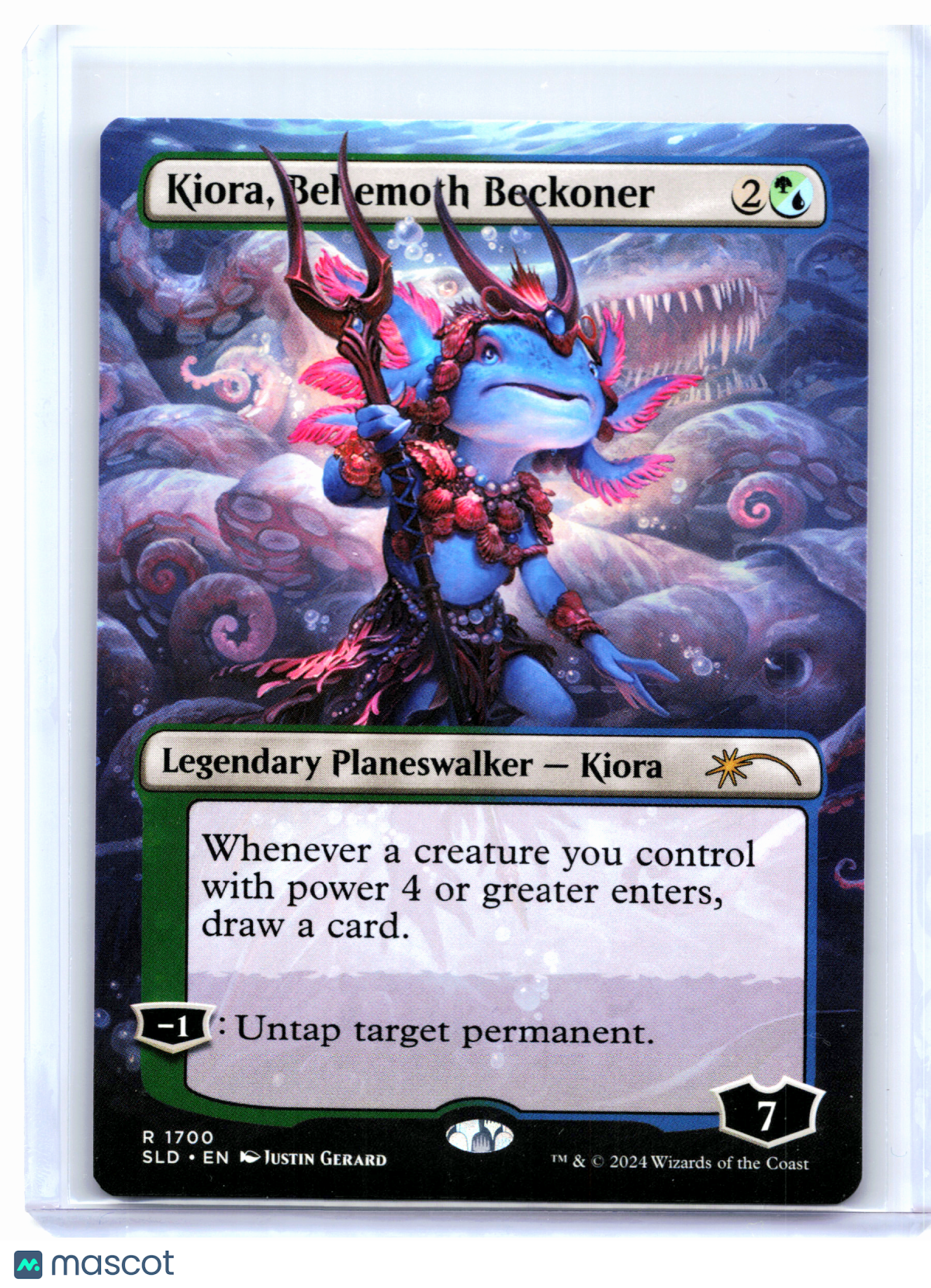 2024 Magic: TG—Kiora, Behemoth Beckoner #1700 Secret Lair Drop—Rare Nonfoil