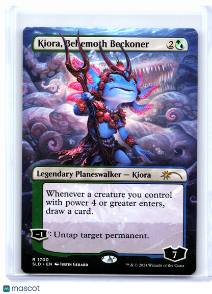 2024 Magic: TG—Kiora, Behemoth Beckoner #1700 Secret Lair Drop—Rare Nonfoil