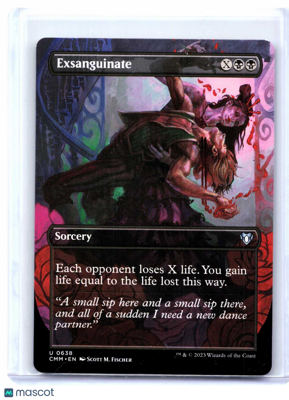 2023 Magic: TG—Exsanguinate (Borderless) #638 Commander Masters—Uncommon Nonfoil