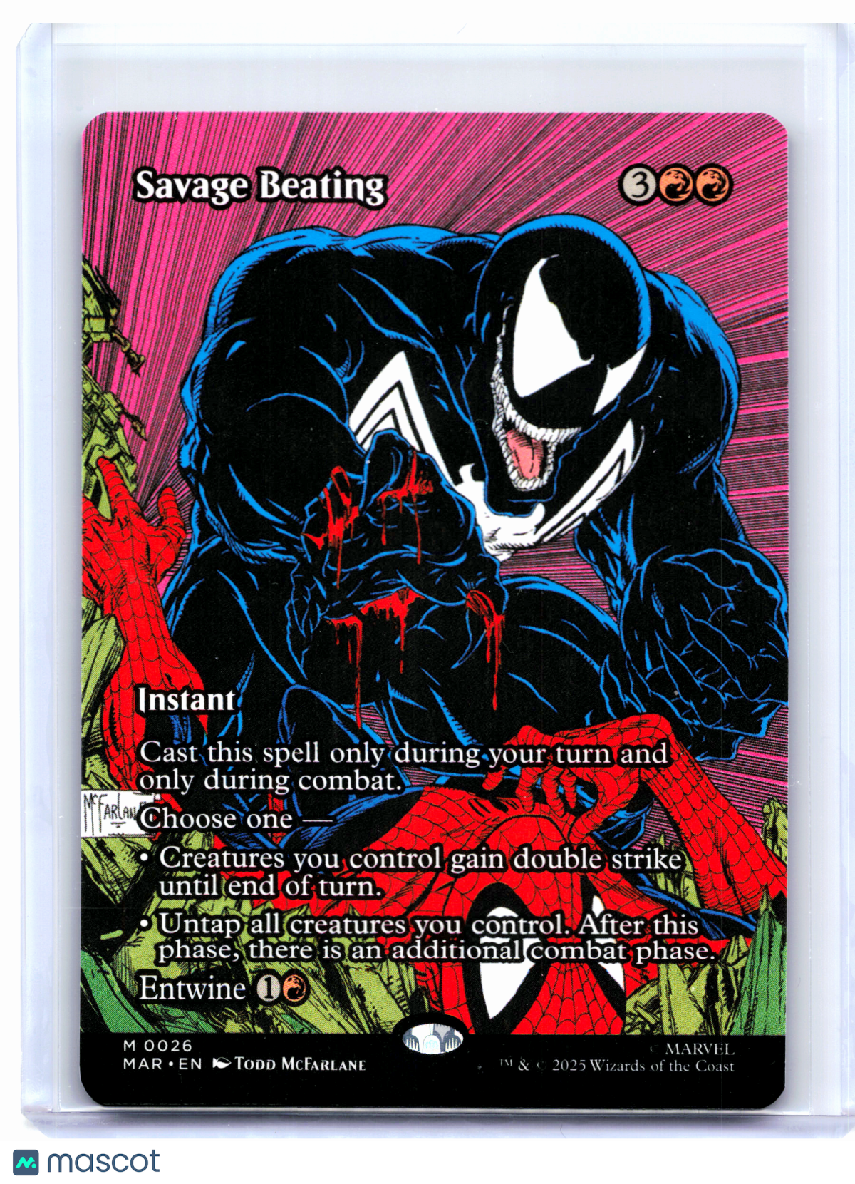 2025 Magic: TG—Savage Beating (Borderless) #0026 MAR—Mythic Nonfoil