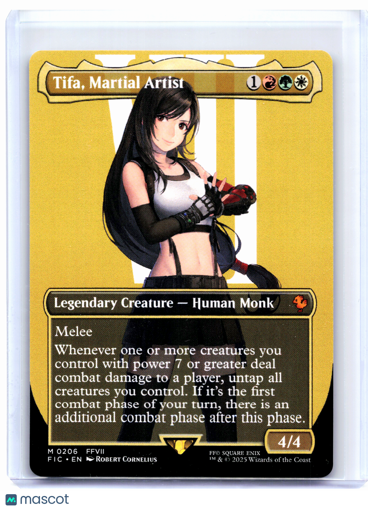 2025 Magic: TG—Tifa, Martial Artist (Borderless) #0206 FIC—Mythic Nonfoil
