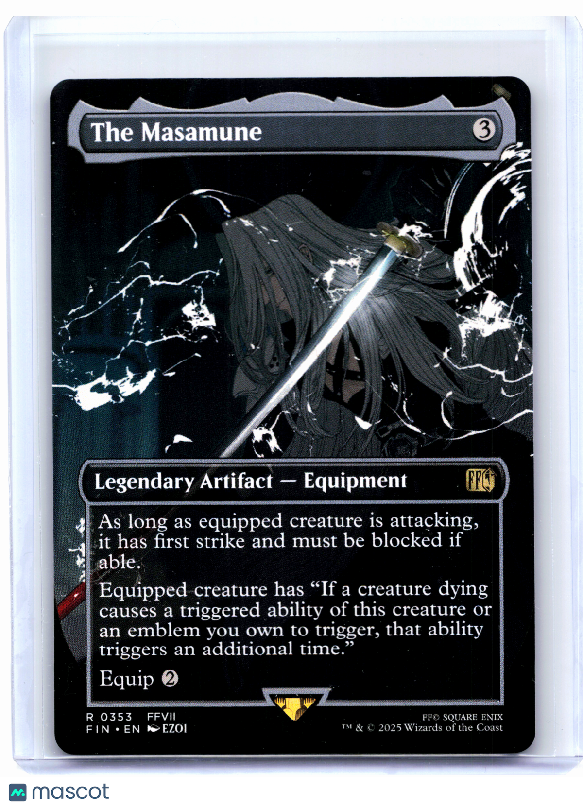2025 Magic: The Gathering—The Masamune (Borderless) #353 FINAL FANTASY—Rare Foil