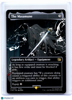 2025 Magic: The Gathering—The Masamune (Borderless) #353 FINAL FANTASY—Rare Foil