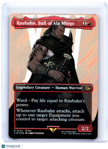 2025 Magic: TG—Raubahn, Bull of Ala Mhigo (Borderless) #0533 FIN—Rare Surge Foil