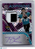 2021 Panini RPA Football—Trevor Lawrence #APA-TL Purple Neon 04/15—Excellent