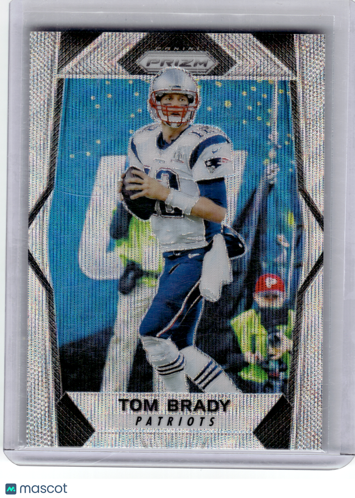 2017 Panini Prizm Football—Tom Brady #33 Silver 048/149—Excellent