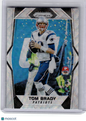 2017 Panini Prizm Football—Tom Brady #33 Silver 048/149—Excellent