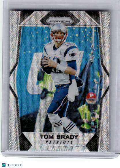 2017 Panini Prizm Football—Tom Brady #33 Silver 048/149—Excellent