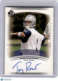 2003 Upper Deck SP Authentic Football—Tony Romo #217 0809/1200—Excellent