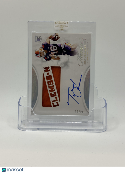 2021 Panini Flawless Collegiate Football—Trevor Lawrence #FTS-TL Patch