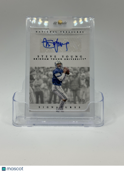 2015 Panini National Treasures Multi-Sport Sign. Football—Steve Young #83 2/5