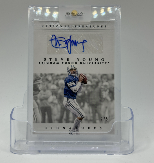2015 Panini National Treasures Multi-Sport Sign. Football—Steve Young #83 2/5