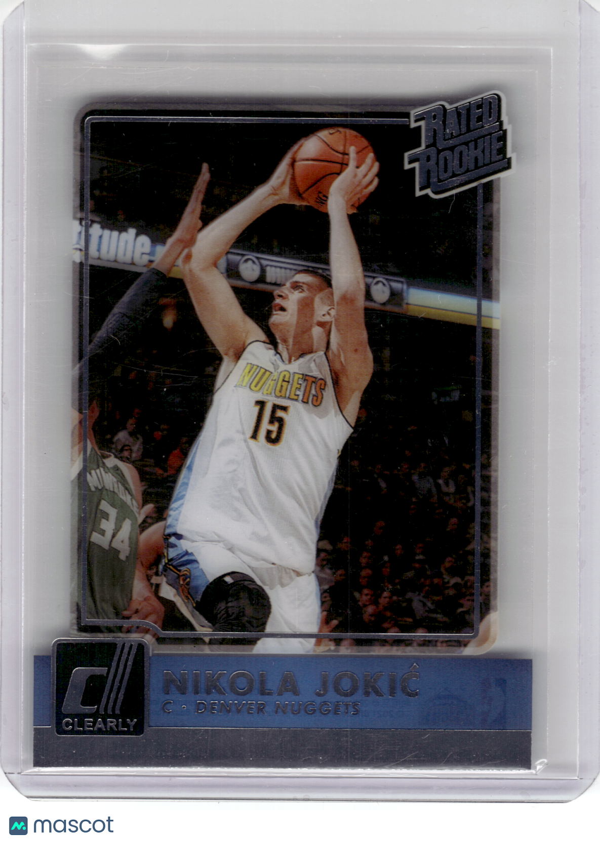 2021 Panini Clearly Donruss Basketball—Nikola Jokić #3 —Near Mint or Better