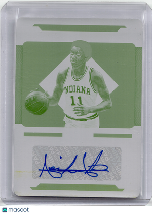 2021 Panini NT Collegiate Basketball—Isiah Thomas #LS-IT Yellow Printing Plate