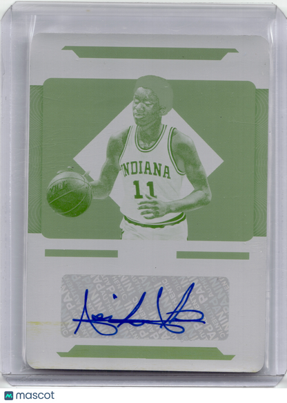 2021 Panini NT Collegiate Basketball—Isiah Thomas #LS-IT Yellow Printing Plate