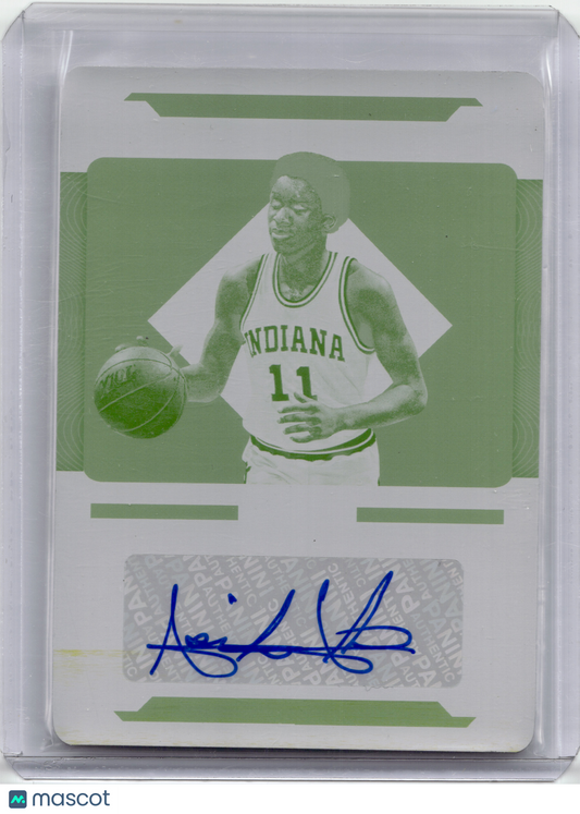 2021 Panini NT Collegiate Basketball—Isiah Thomas #LS-IT Yellow Printing Plate