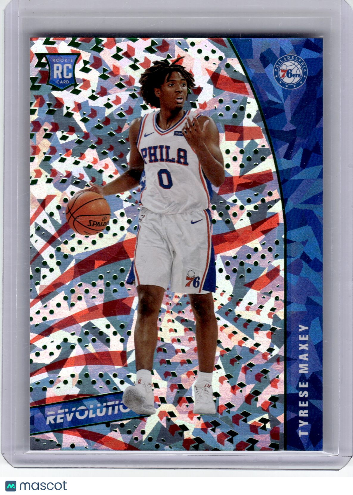 2021 Panini Revolution Basketball—Tyrese Maxey #148 New Year