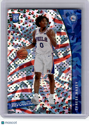 2021 Panini Revolution Basketball—Tyrese Maxey #148 New Year