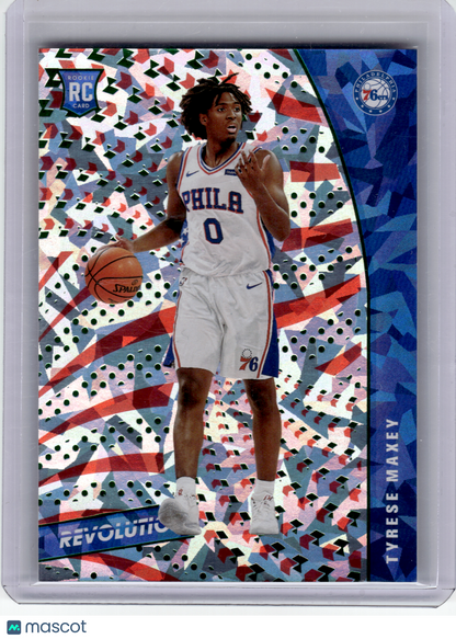 2021 Panini Revolution Basketball—Tyrese Maxey #148 New Year