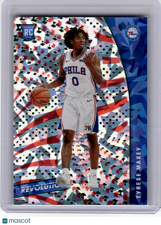 2021 Panini Revolution Basketball—Tyrese Maxey #148 New Year