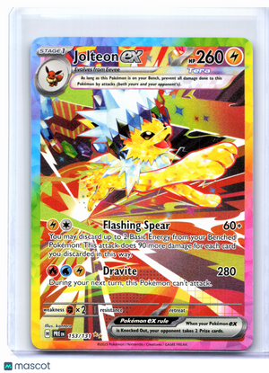2025 Pokemon—Jolteon ex #153/131 Prismatic Evolutions—Special Illustration Rare
