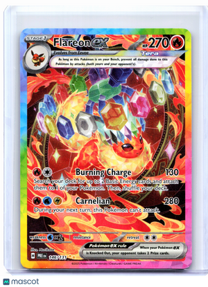 2025 Pokemon—Flareon ex #146/131 Prismatic Evolutions—Special Illustration Rare