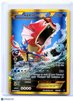 2016 Pokemon—Gyarados EX (Secret) #123/122 BREAKpoint—Secret Rare Holo [LP]