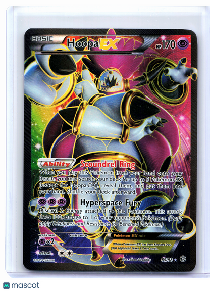 2015 Pokemon—Hoopa EX (Full Art) #89/98 Ancient Origins—Ultra Rare Holo [MP]