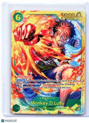 2025 One Piece—Monkey.D.Luffy #OP13-118 Carrying On His Will—Secret Rare Foil