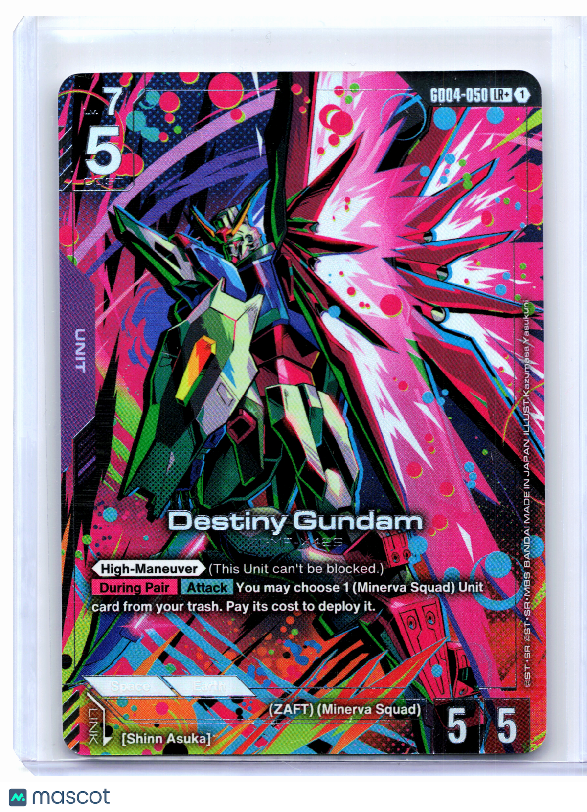 2026 Gundam Card Game—Destiny Gundam #GD04-050 Phantom Aria—Legend Rare+ Foil