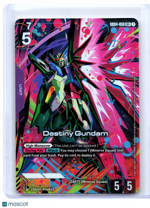 2026 Gundam Card Game—Destiny Gundam #GD04-050 Phantom Aria—Legend Rare+ Foil