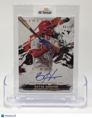 2021 Topps Inception Baseball—Bryce Harper #SPIA-BH 06/10—Near Mint or Better