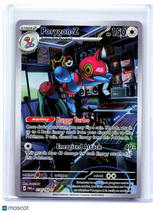 2023 Pokemon—Porygon-Z #214/182 Paradox Rift—Illustration Rare Holo