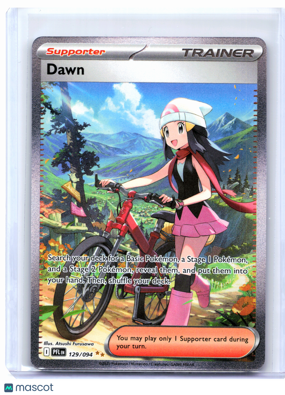 2025 Pokemon—Dawn #129/094 Phantasmal Flames—Special Illustration Rare Holo