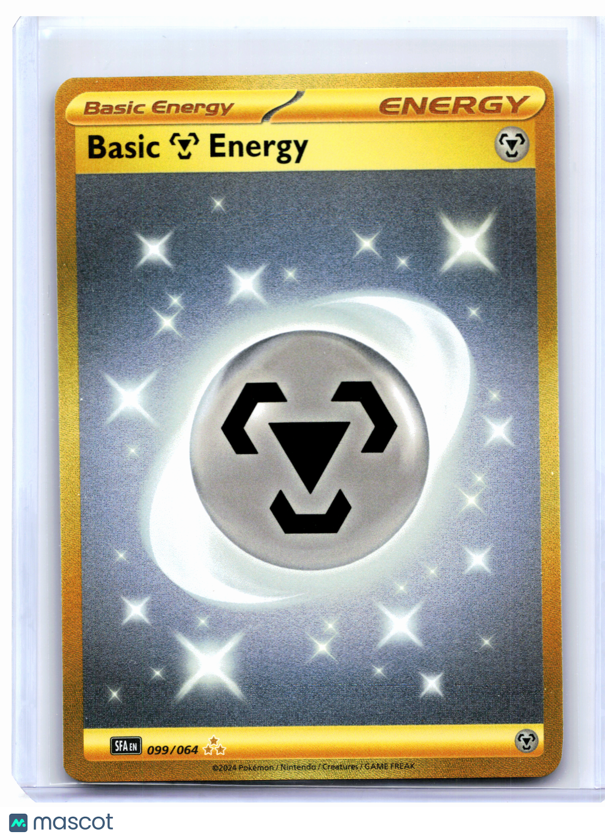 2024 Pokemon—Basic Metal Energy #099/064 Shrouded Fable—Hyper Rare Holo