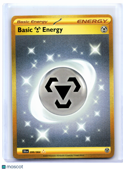 2024 Pokemon—Basic Metal Energy #099/064 Shrouded Fable—Hyper Rare Holo