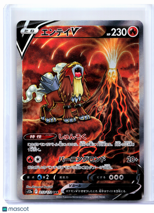 2022 Pokemon—Entei V #213/172 VSTAR Universe—Special Art Rare Holo Japanese