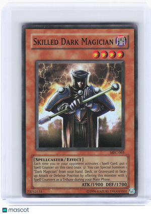 2003 YuGiOh!—Skilled Dark Magician #MFC-065 Magician's Force—SR Foil (LP)