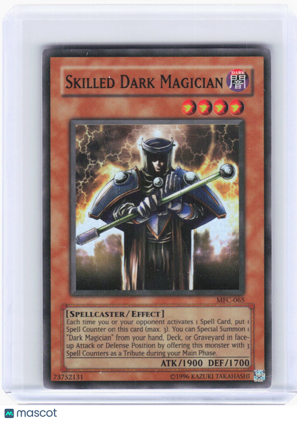 2003 YuGiOh!—Skilled Dark Magician #MFC-065 Magician's Force—SR Foil (LP)