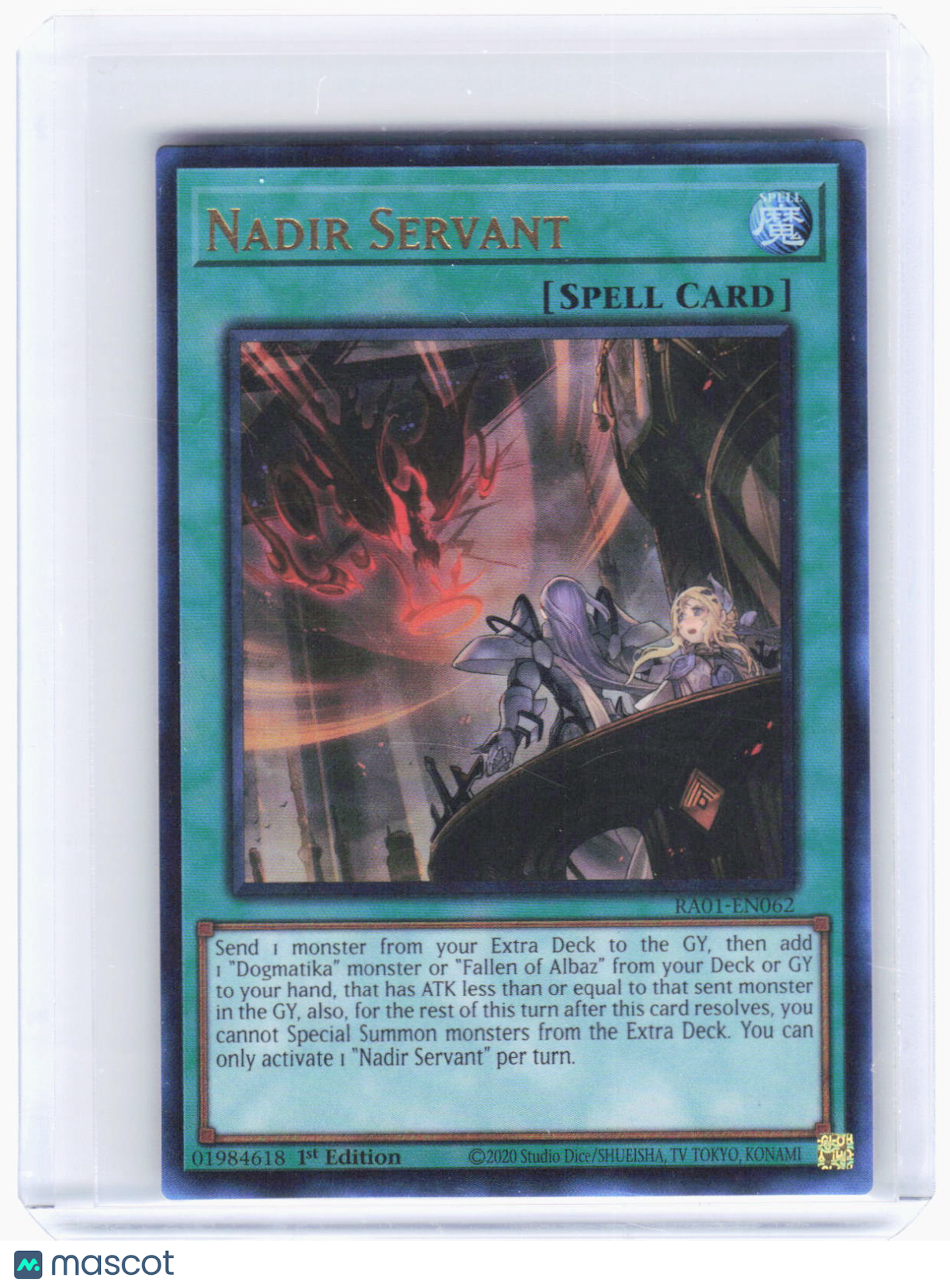 2023 YuGiOh!—Nadir Servant (PCR) #RA01-EN062 (RA01)—PCR Foil 1st Ed
